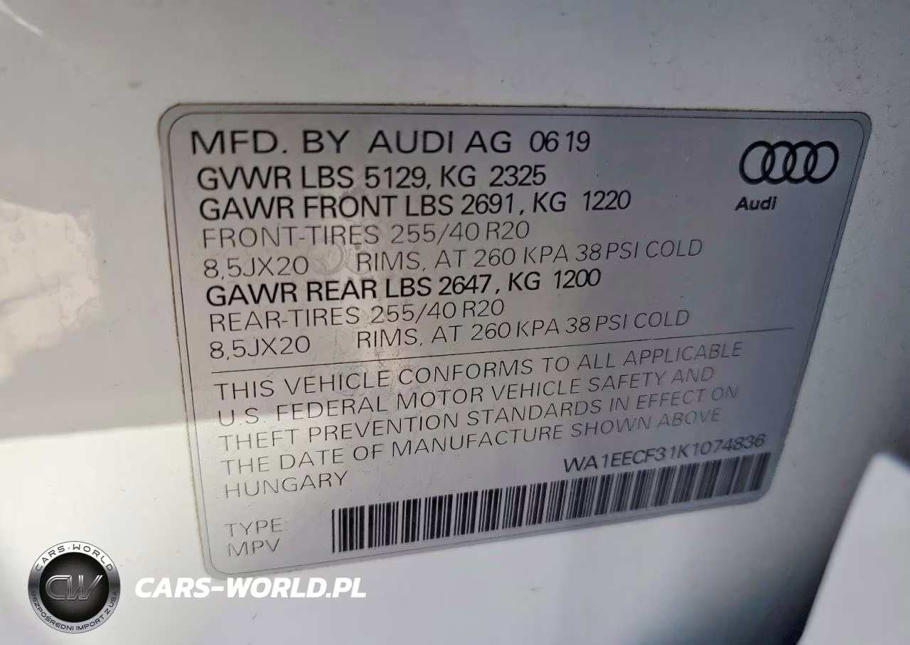 2019 Audi Q3 Premium Plus S-Line VIN:WA1EECF31K1074836 - 12