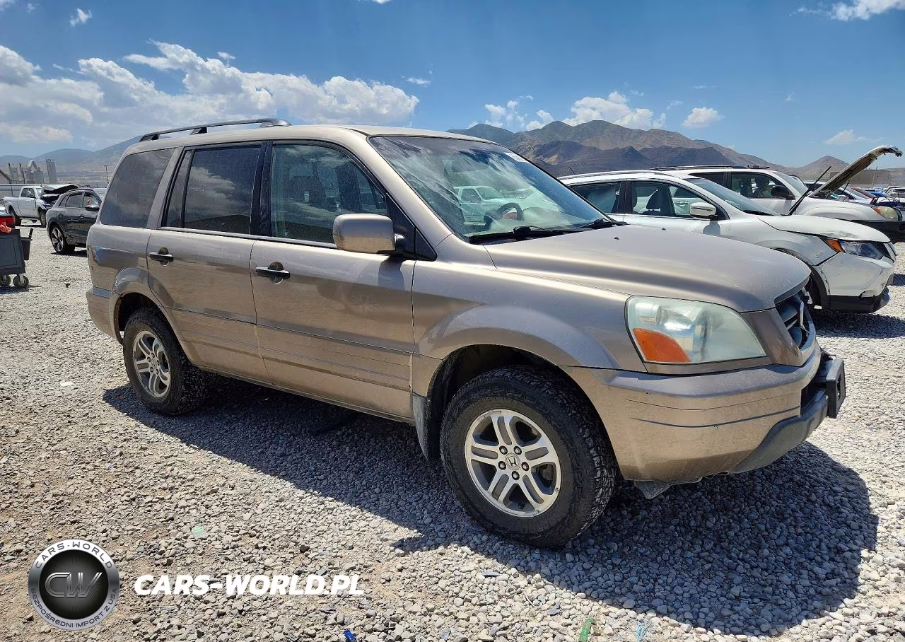 2004 Honda Pilot Exl VIN:2HKYF18544H569837 - 4