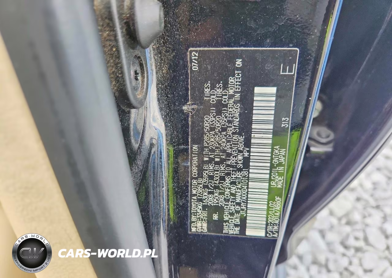 2013 Lexus Lx 570 VIN:JTJHY7AXXD4101381 - 13