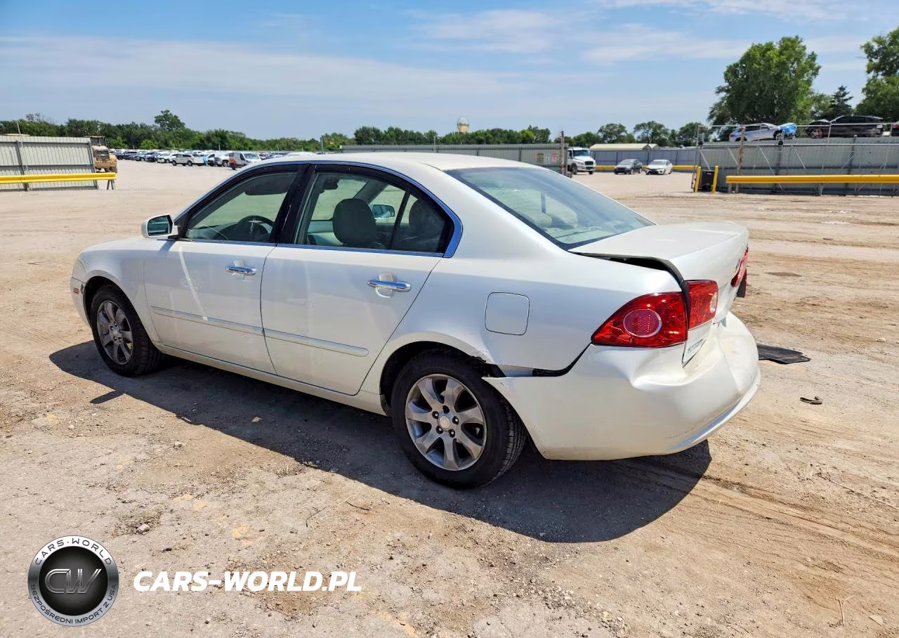 2008 Kia Optima Lx VIN:KNAGE123085217797 - 2