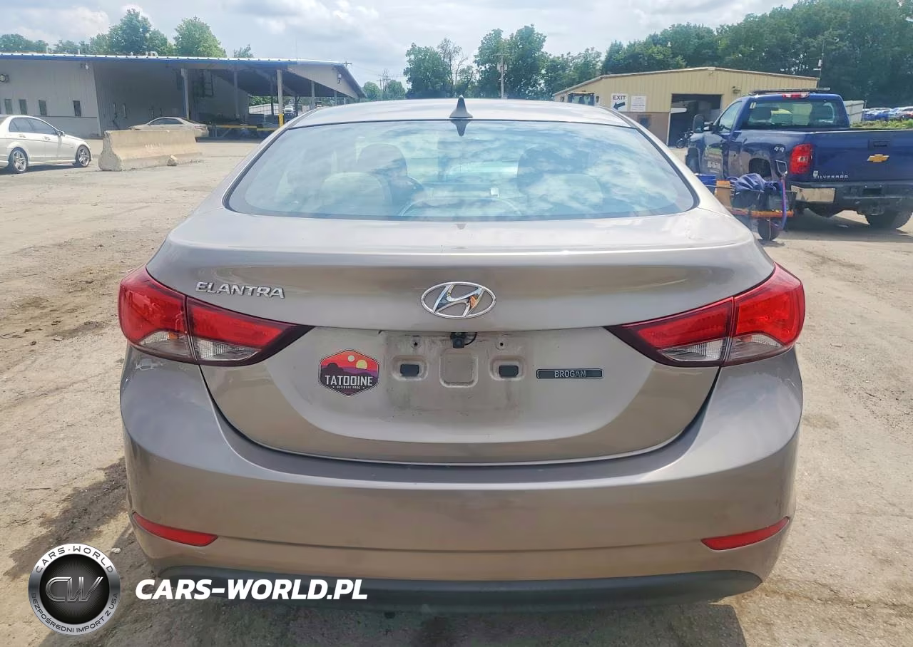2014 Hyundai Elantra Se VIN:5NPDH4AE0EH528496 - 6