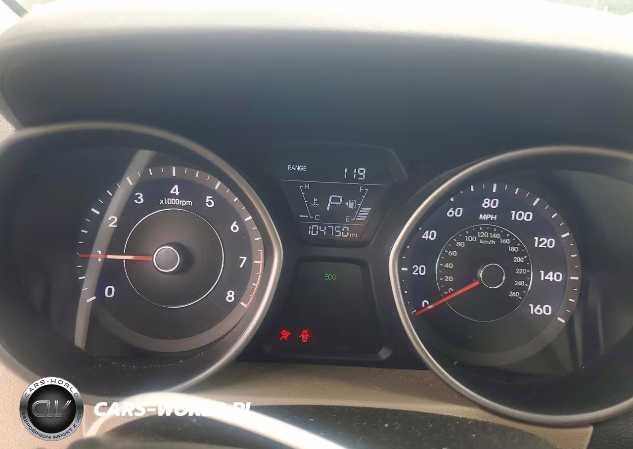 2014 Hyundai Elantra Se VIN:5NPDH4AE0EH528496 - 9
