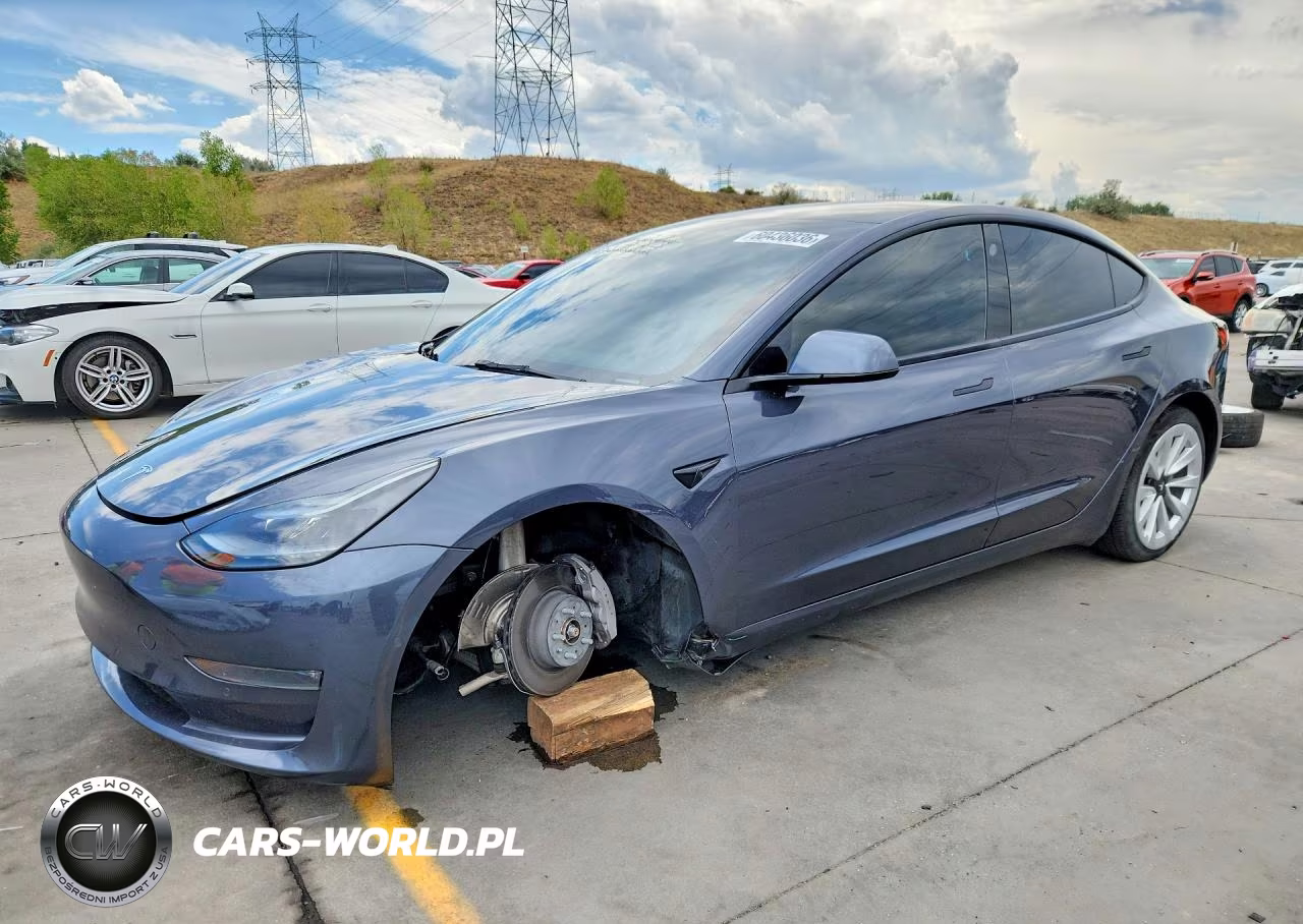 2022 Tesla Model 3 VIN:5YJ3E1EB8NF192386 - 1