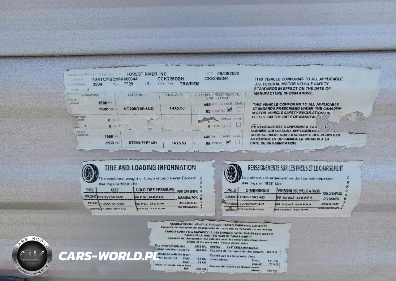 2021 Forest River Grey Wolf Camper VIN:4X4TCKB23MK068344 - 10