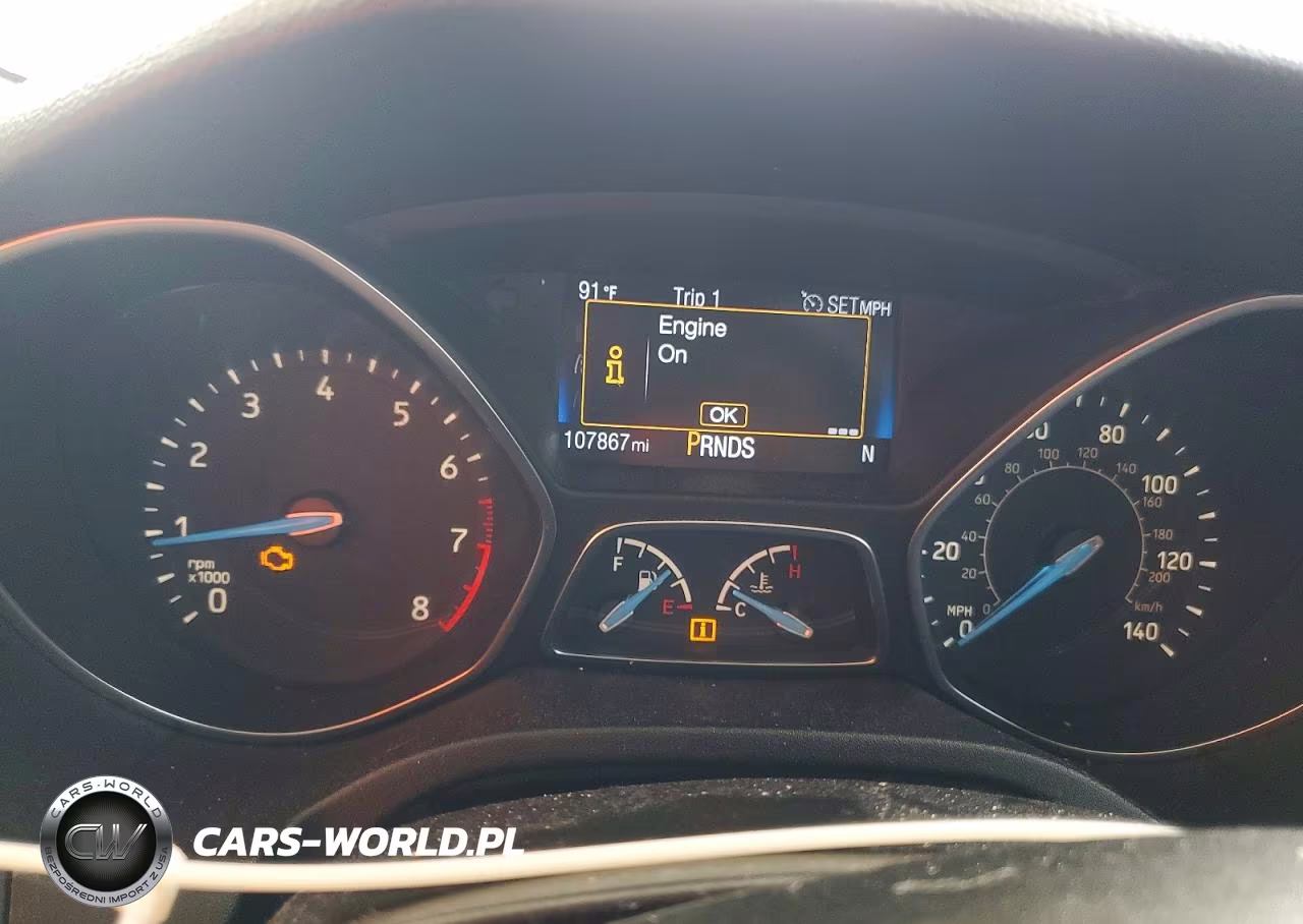 2017 Ford Focus Titanium VIN:1FADP3N24HL230276 - 9