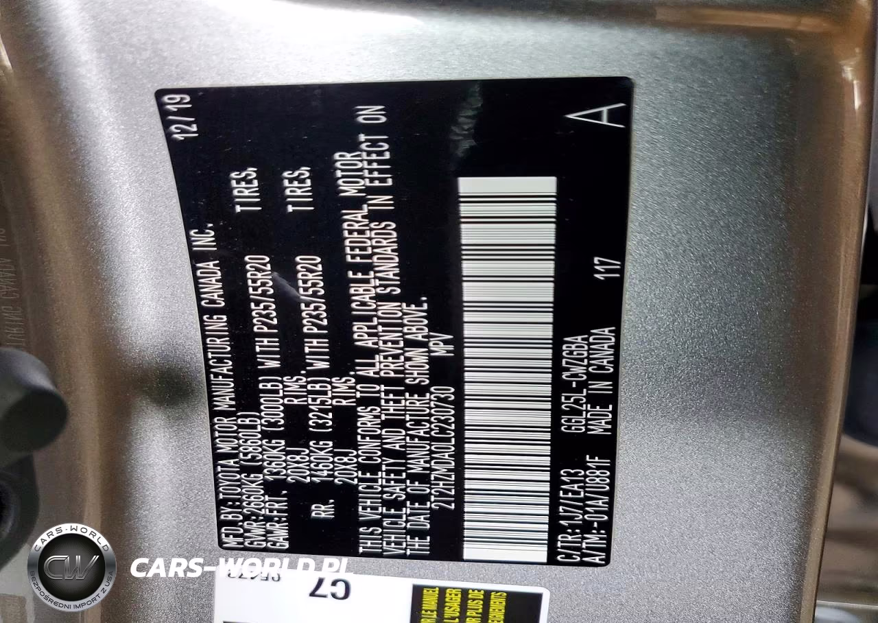 2020 Lexus Rx 350 VIN:2T2HZMDA0LC230730 - 13