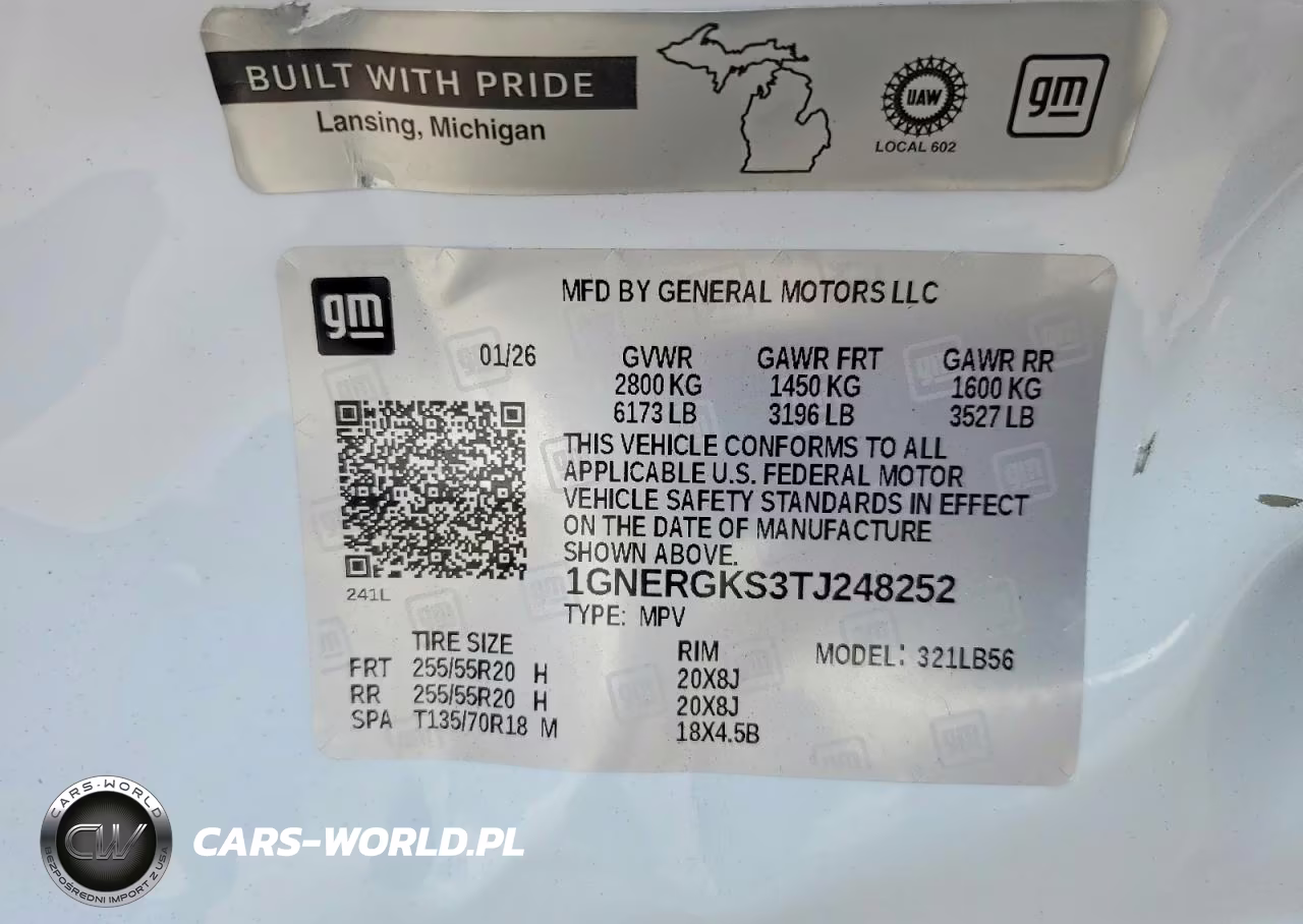 2026 Chevrolet Traverse Lt VIN:1GNERGKS3TJ248252 - 13