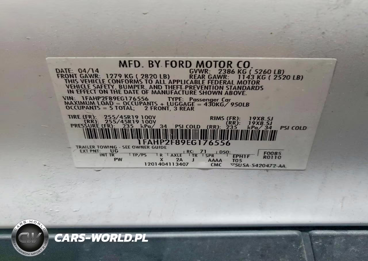 2014 Ford Taurus Limited VIN:1FAHP2F89EG176556 - 13