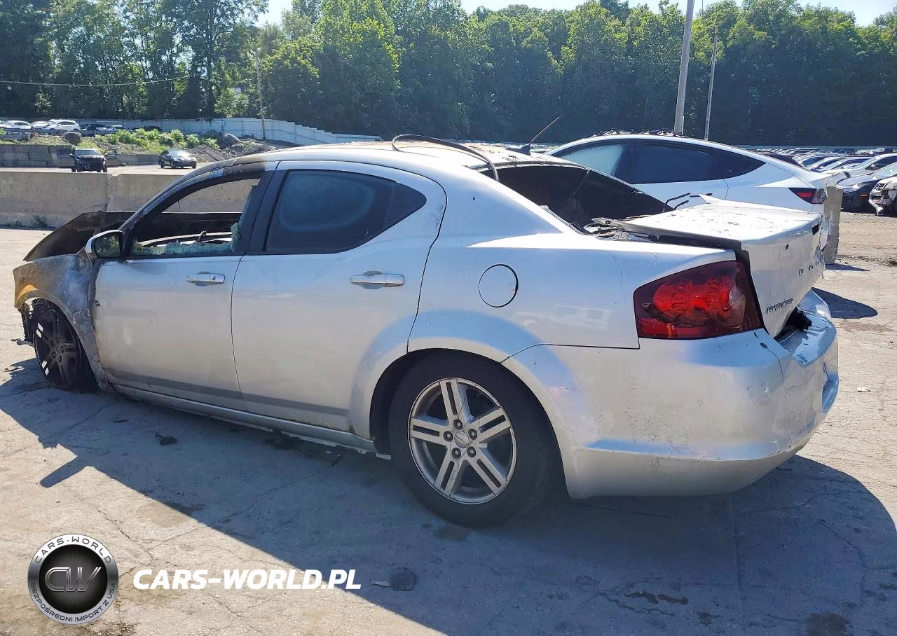 2012 Dodge Avenger Sxt VIN:1C3CDZCB1CN126205 - 2
