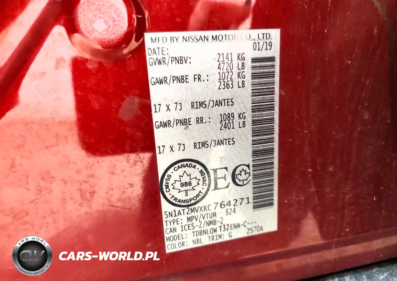 2019 Nissan Rogue S VIN:5N1AT2MVXKC764271 - 14