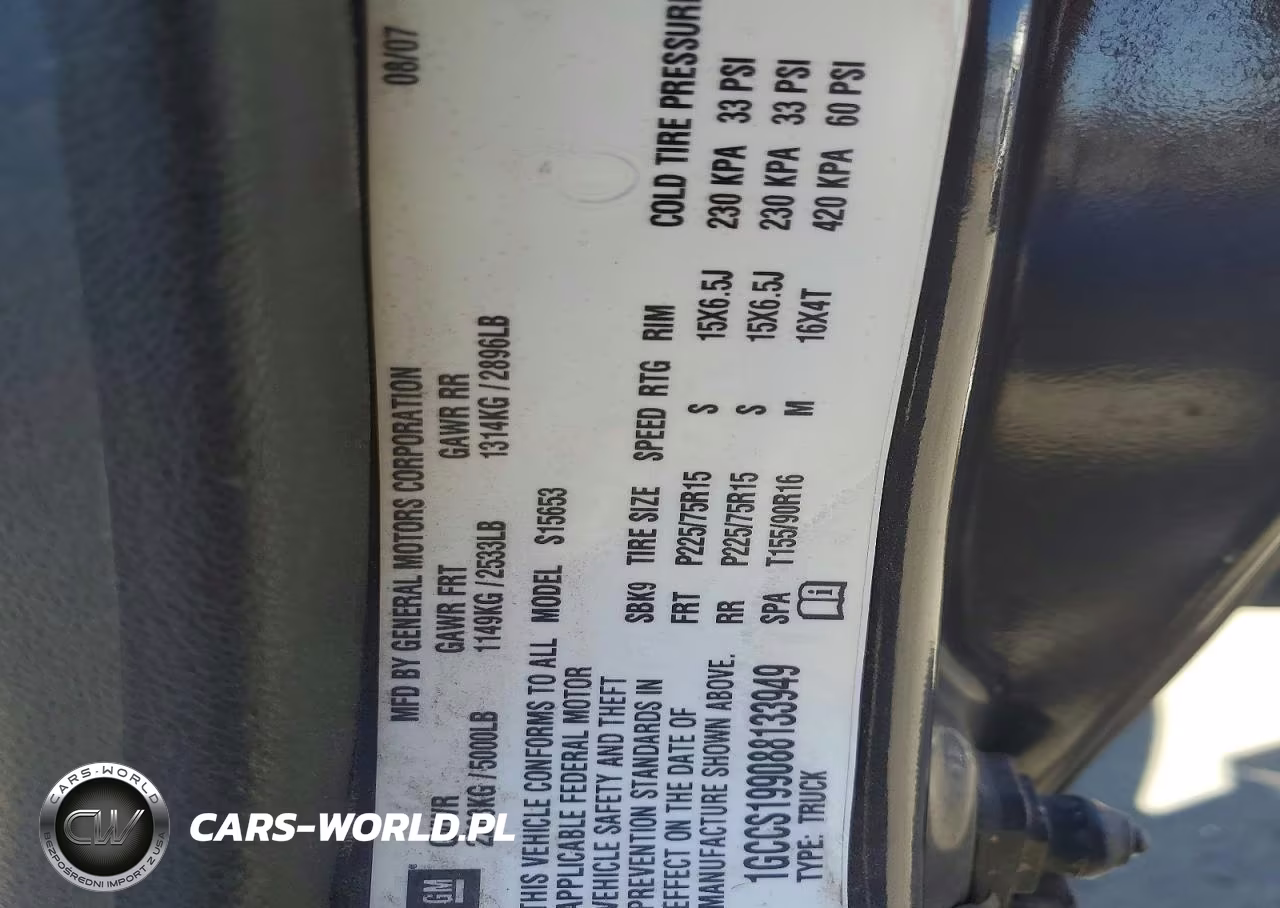 2008 Chevrolet Colorado VIN:1GCCS199088133949 - 12