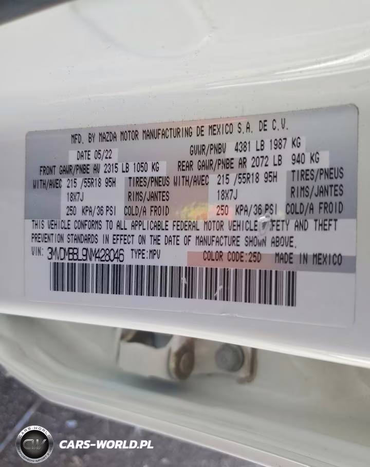 2022 Mazda Cx-30 Select VIN:3MVDMBBL9NM428046 - 12