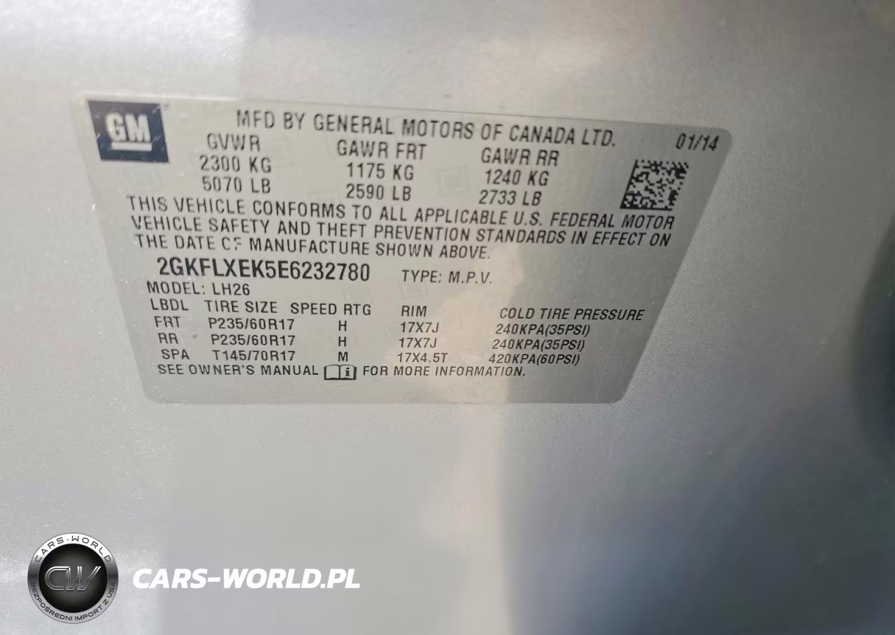 2014 GMC Terrain Slt VIN:2GKFLXEK5E6232780 - 13