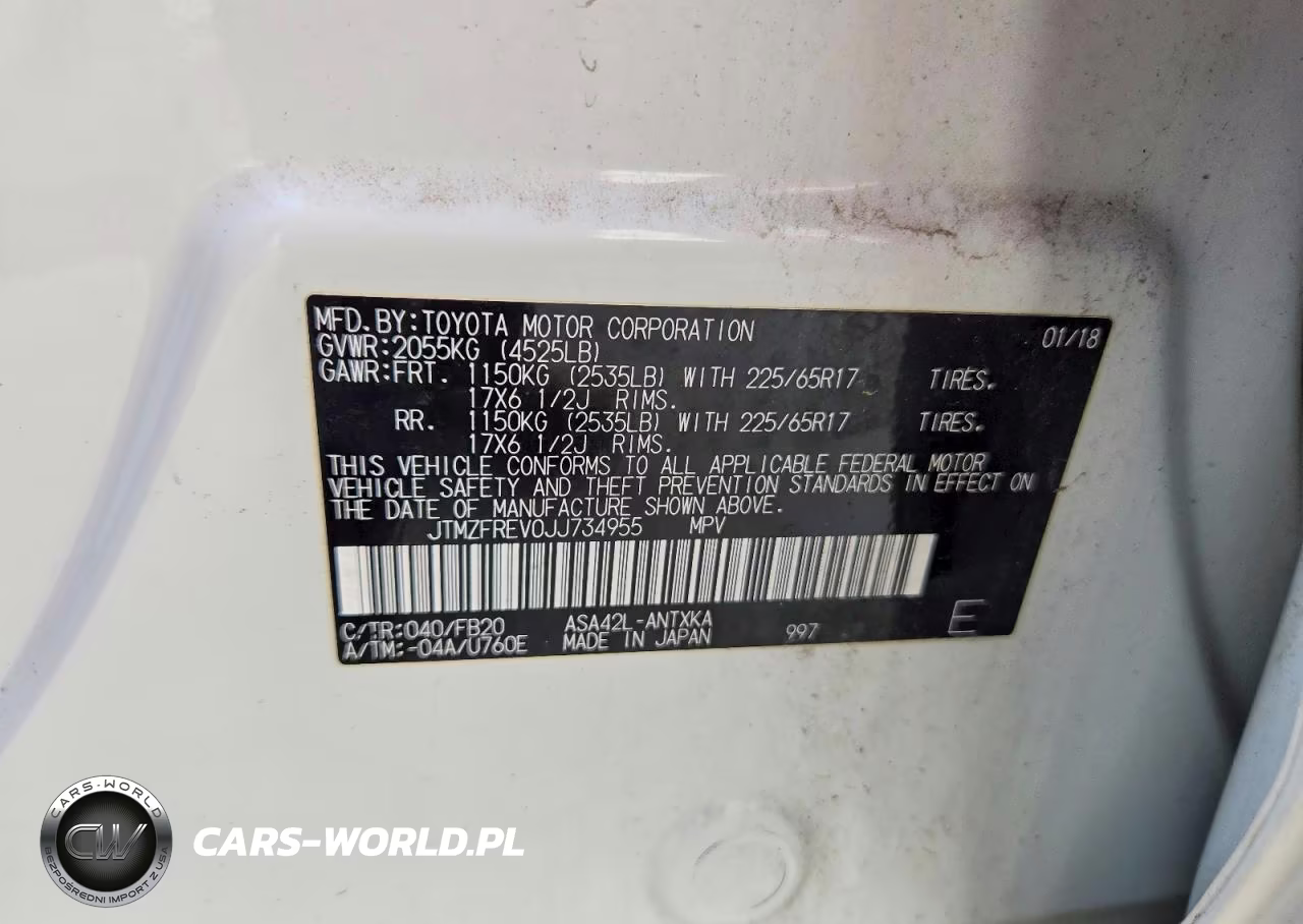 2018 Toyota Rav4 Le VIN:JTMZFREV0JJ734955 - 12