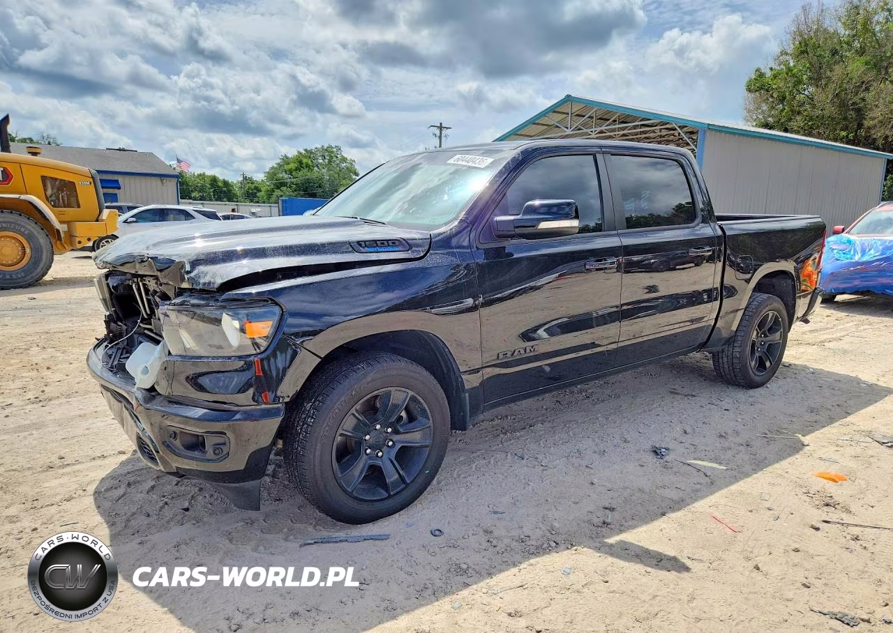 2022 Ram 1500 Big Horn-Lone Star VIN:1C6RREFGXNN425225 - 1