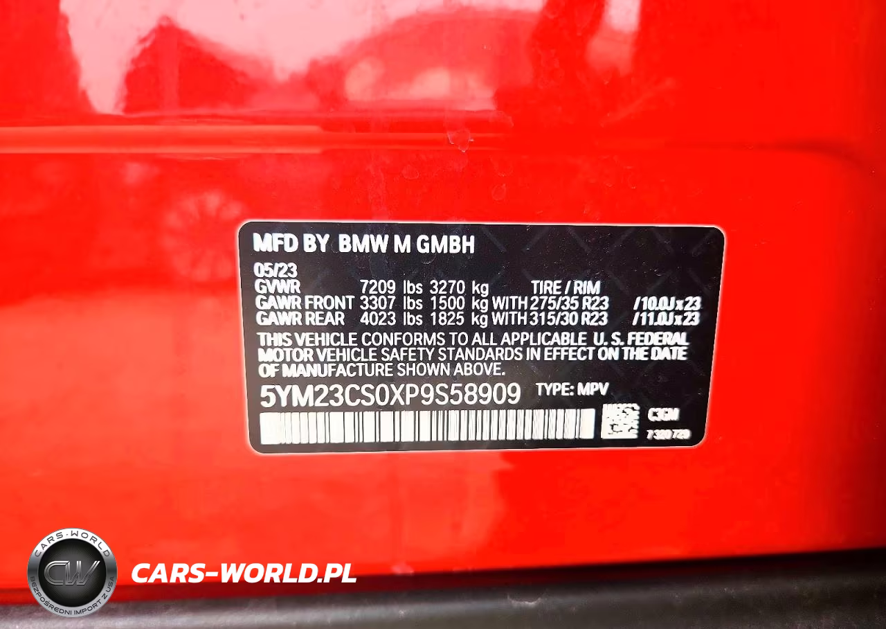 2023 BMW Xm VIN:5YM23CS0XP9S58909 - 12