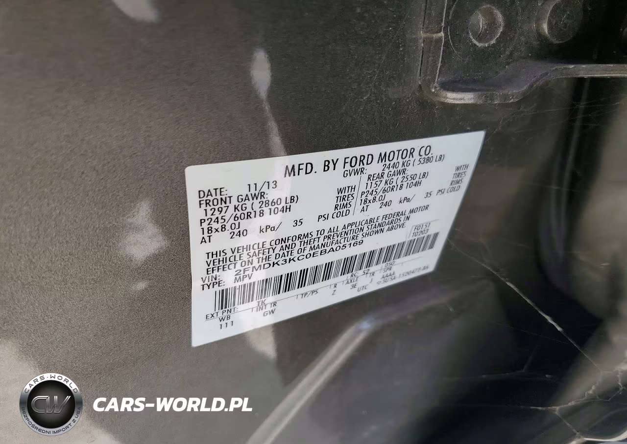 2014 Ford Edge Limited VIN:2FMDK3KC0EBA05169 - 13