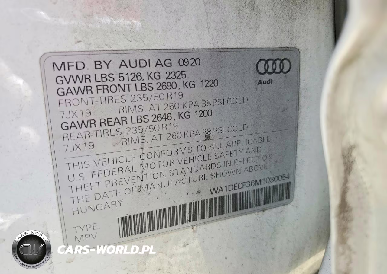 2021 Audi Q3 Premium S Line 45 VIN:WA1DECF36M1030054 - 13