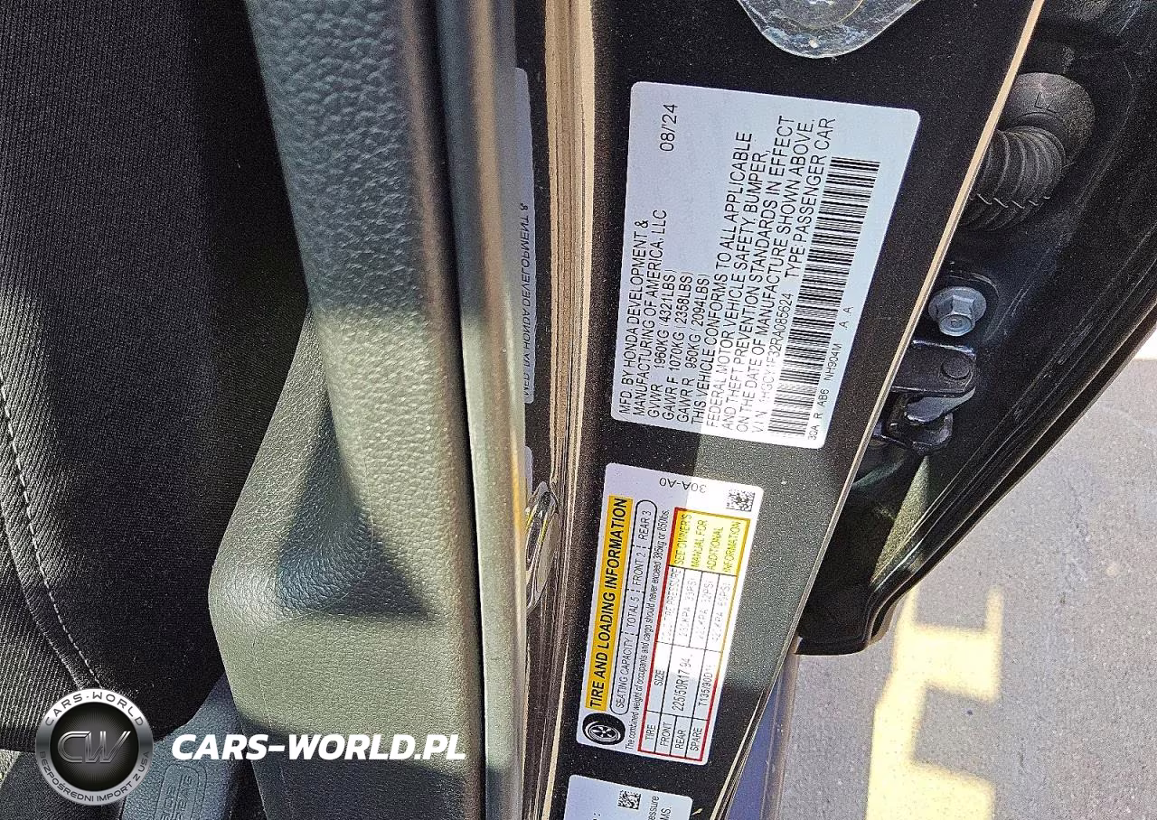 2024 Honda Accord Ex VIN:1HGCY1F32RA085624 - 12