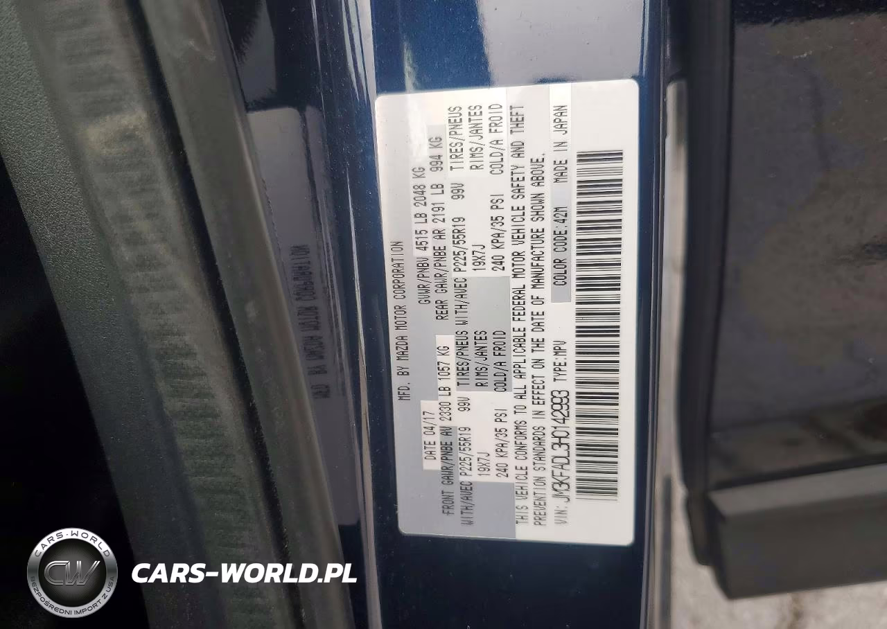 2017 Mazda Cx-5 Grand Touring VIN:JM3KFADL3H0142993 - 14