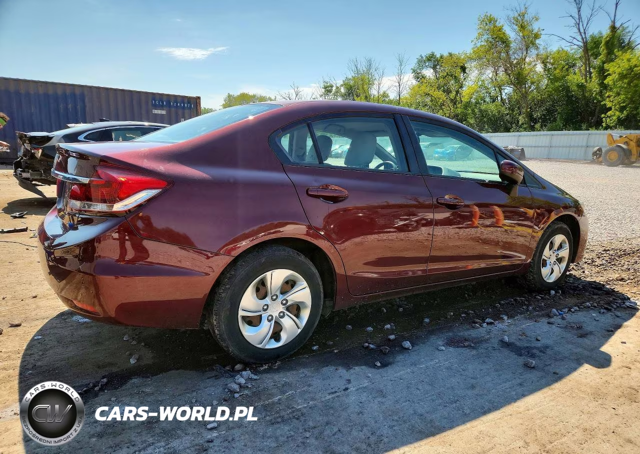 2015 Honda Civic Lx VIN:19XFB2F53FE110818 - 3