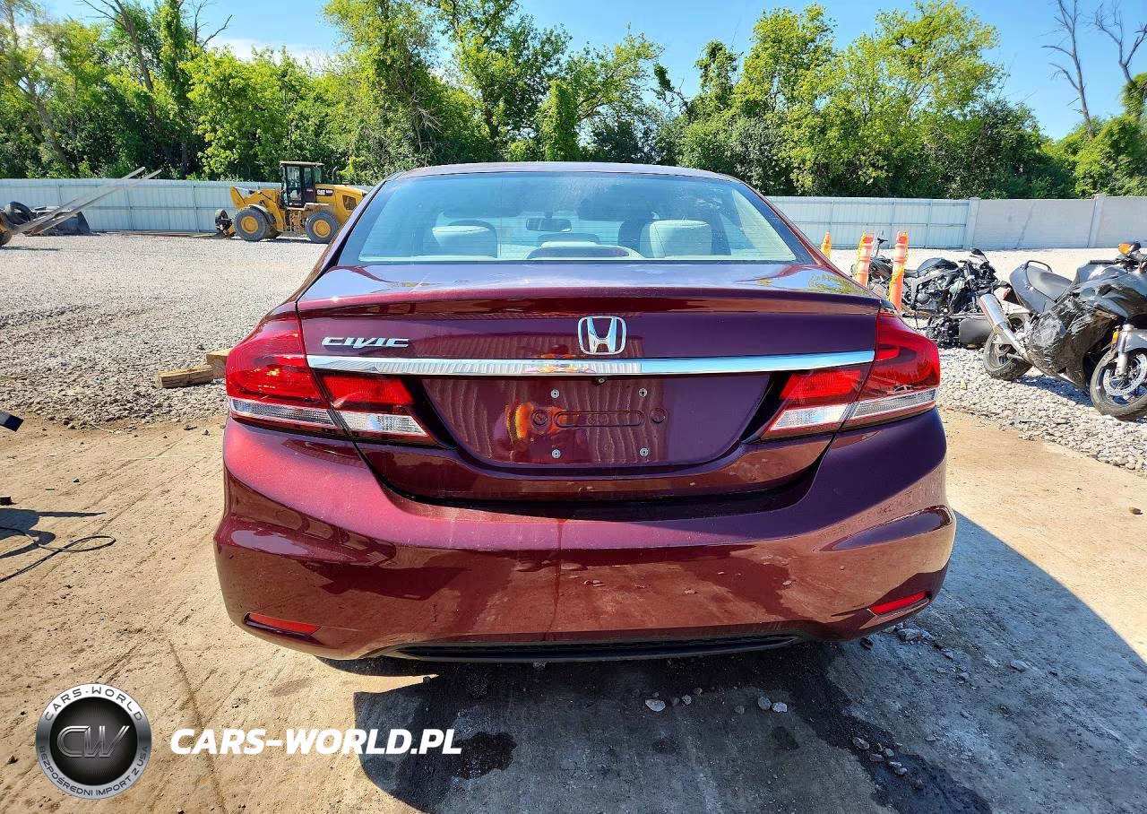 2015 Honda Civic Lx VIN:19XFB2F53FE110818 - 6