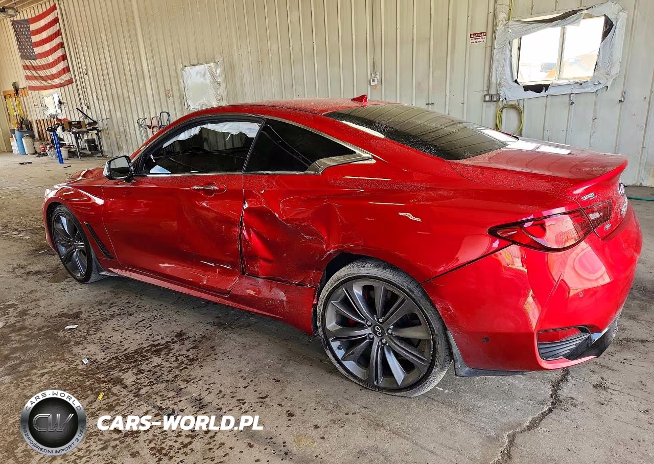 2021 Infiniti Q60 Red Sport 400 VIN:JN1FV7LL3MM560557 - 2
