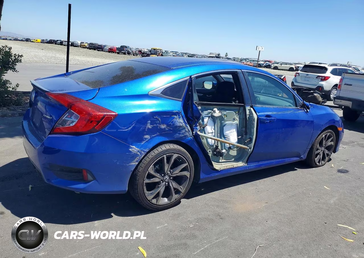2019 Honda Civic Sport VIN:2HGFC2F81KH586265 - 3