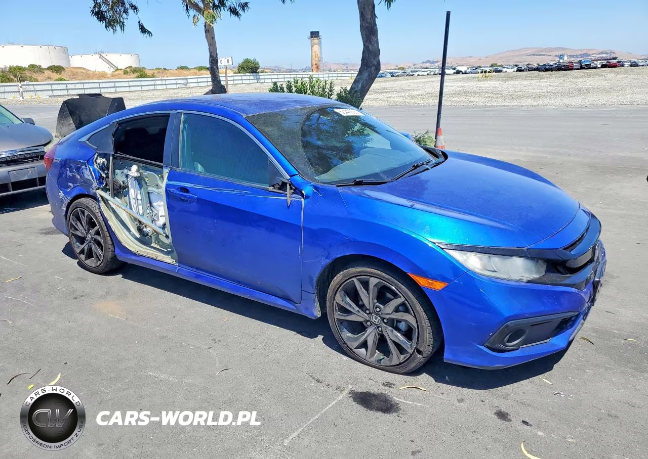 2019 Honda Civic Sport VIN:2HGFC2F81KH586265 - 4