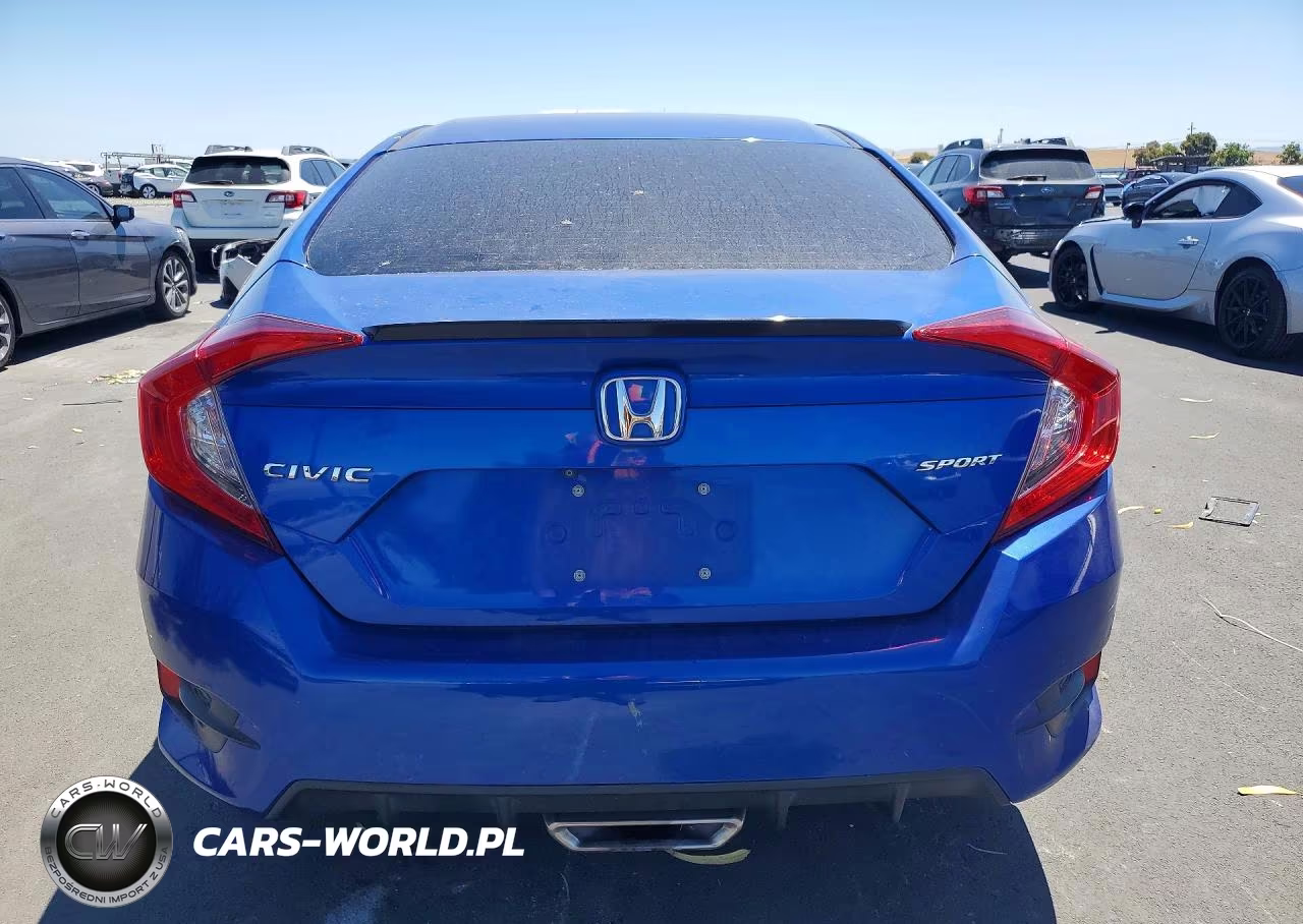 2019 Honda Civic Sport VIN:2HGFC2F81KH586265 - 6