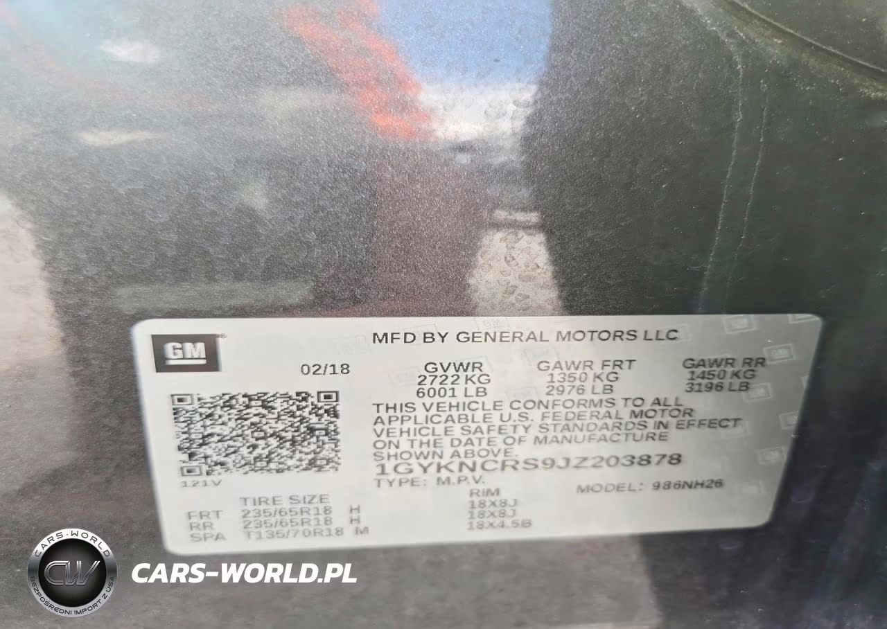 2018 Cadillac Xt5 Luxury VIN:1GYKNCRS9JZ203878 - 12
