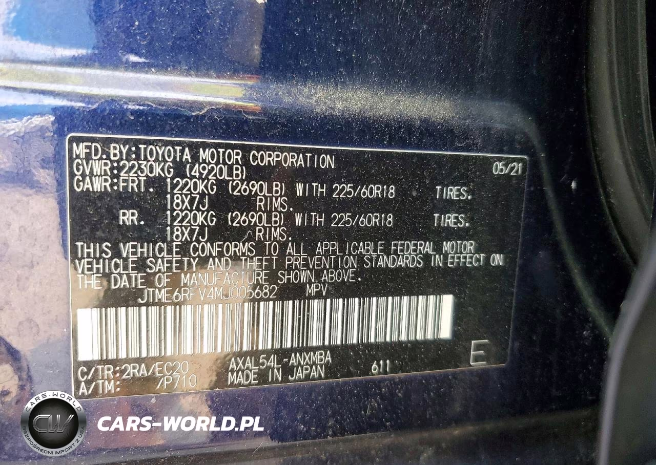 2021 Toyota Rav4 Xse VIN:JTME6RFV4MJ005682 - 13