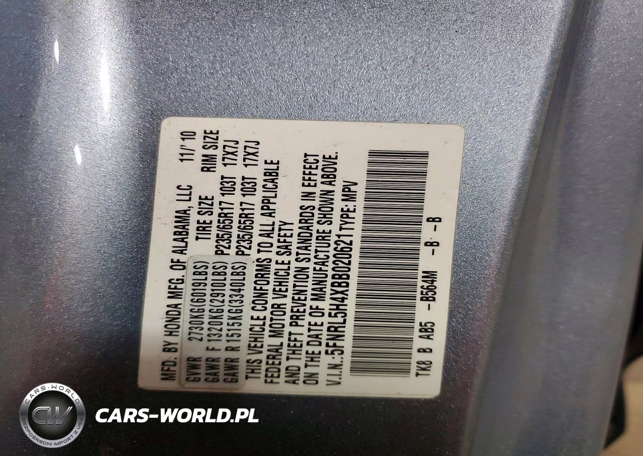 2011 Honda Odyssey Ex VIN:5FNRL5H4XBB020621 - 13