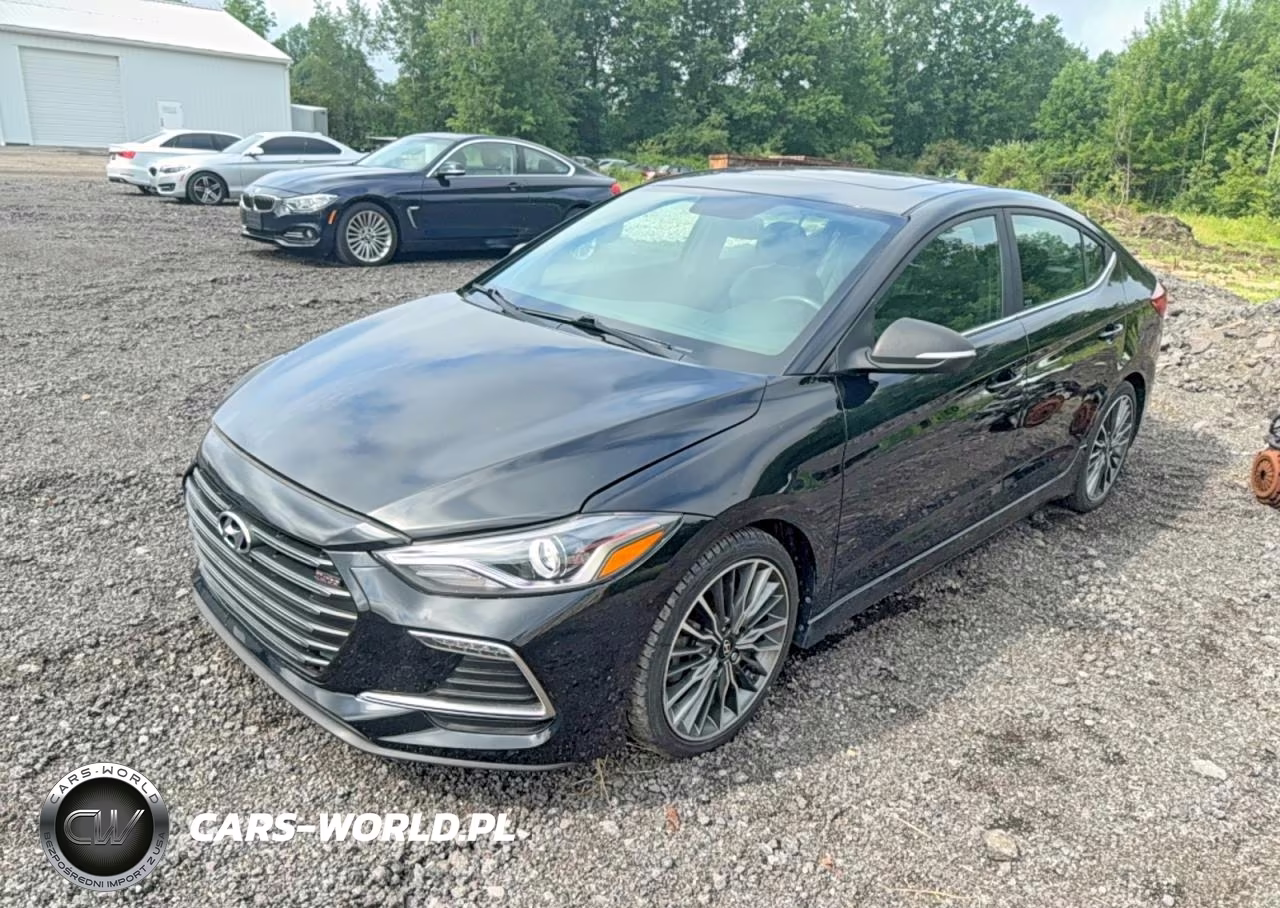 2018 Hyundai Elantra Sport VIN:KMHD04LB1JU684892 - 2