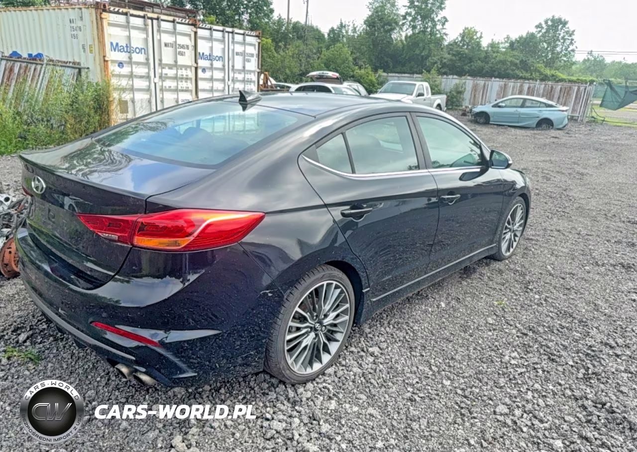 2018 Hyundai Elantra Sport VIN:KMHD04LB1JU684892 - 4