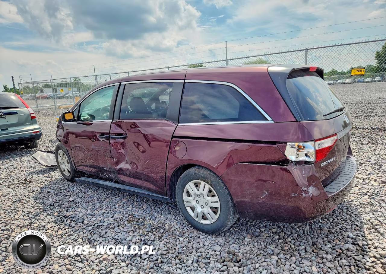 2012 Honda Odyssey Lx VIN:5FNRL5H29CB072662 - 2