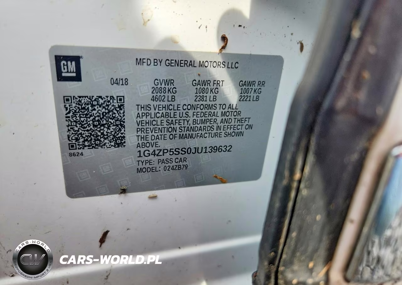 2018 Buick Lacrosse Essence VIN:1G4ZP5SS0JU139632 - 12