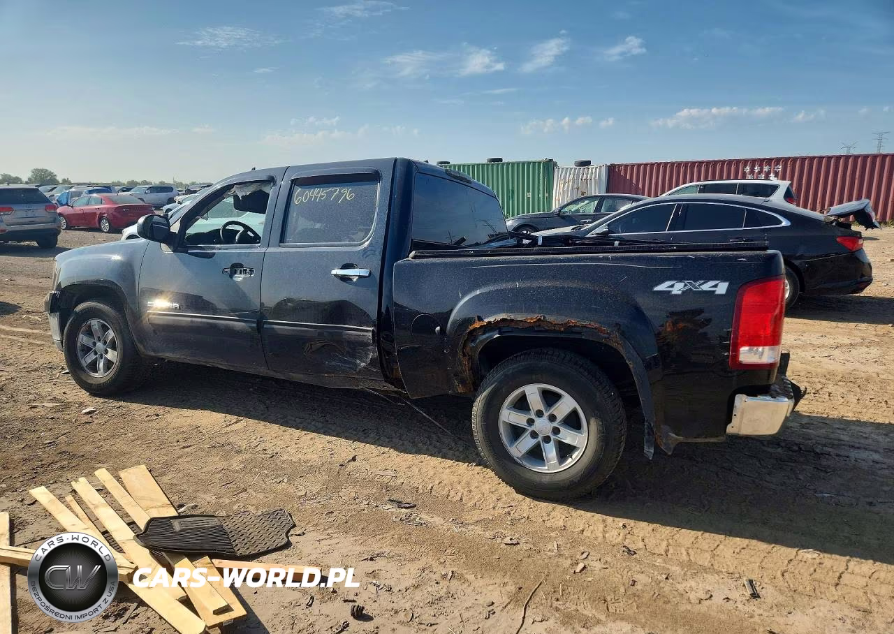 2012 GMC Sierra K1500 Sle VIN:3GTP2VE75CG291817 - 2