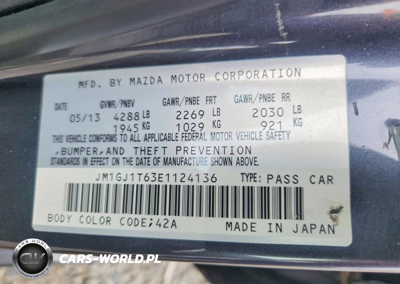 2014 Mazda 6 Touring VIN:JM1GJ1T63E1124136 - 12