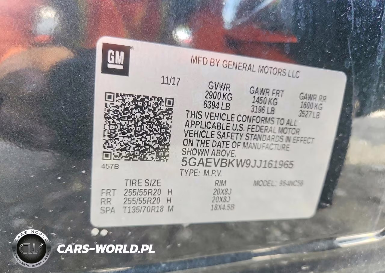 2018 Buick Enclave Premium VIN:5GAEVBKW9JJ161965 - 13