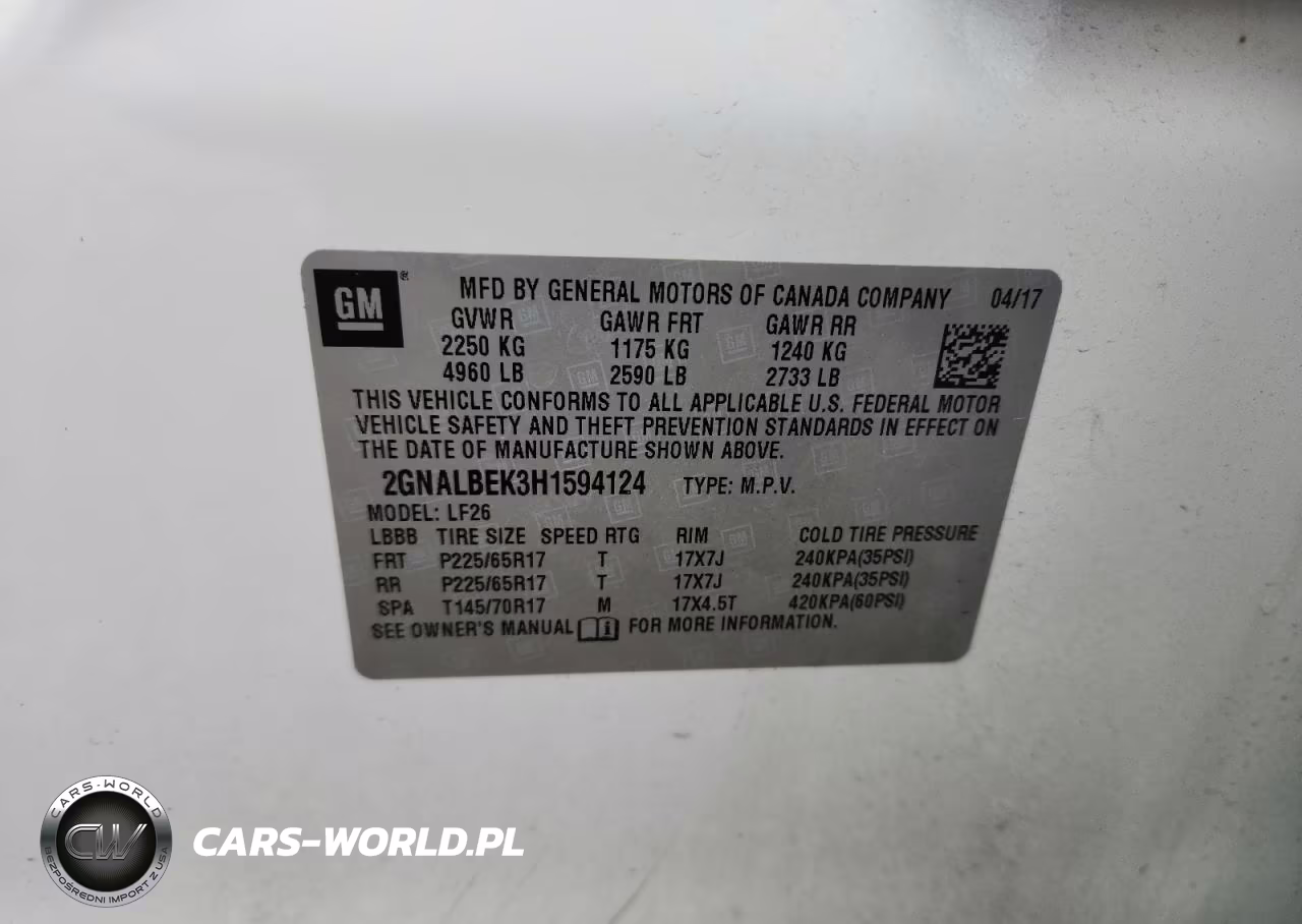 2017 Chevrolet Equinox Ls VIN:2GNALBEK3H1594124 - 12