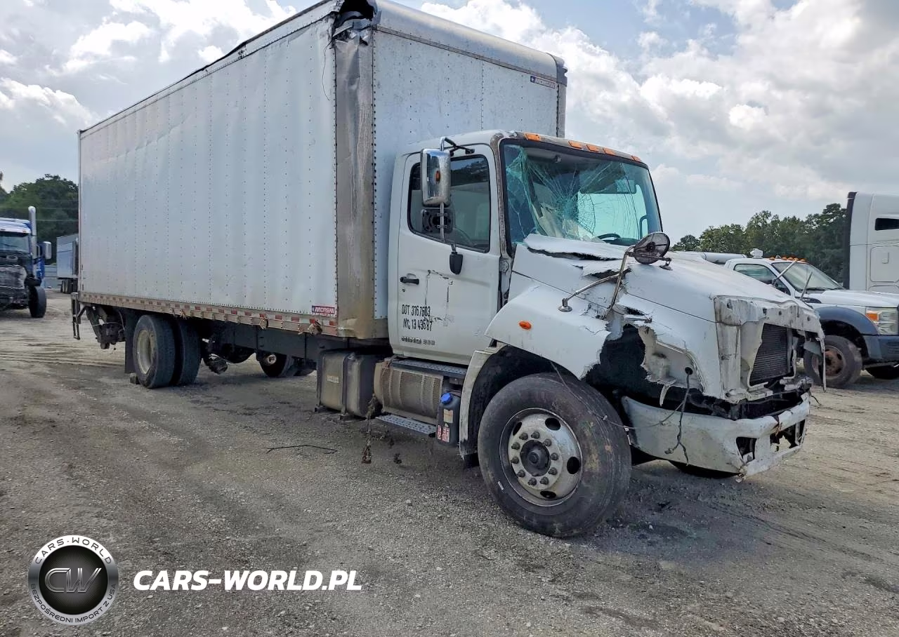 2018 Hino 258-268 Box Truck VIN:5PVNJ8JV4J4S69317 - 4