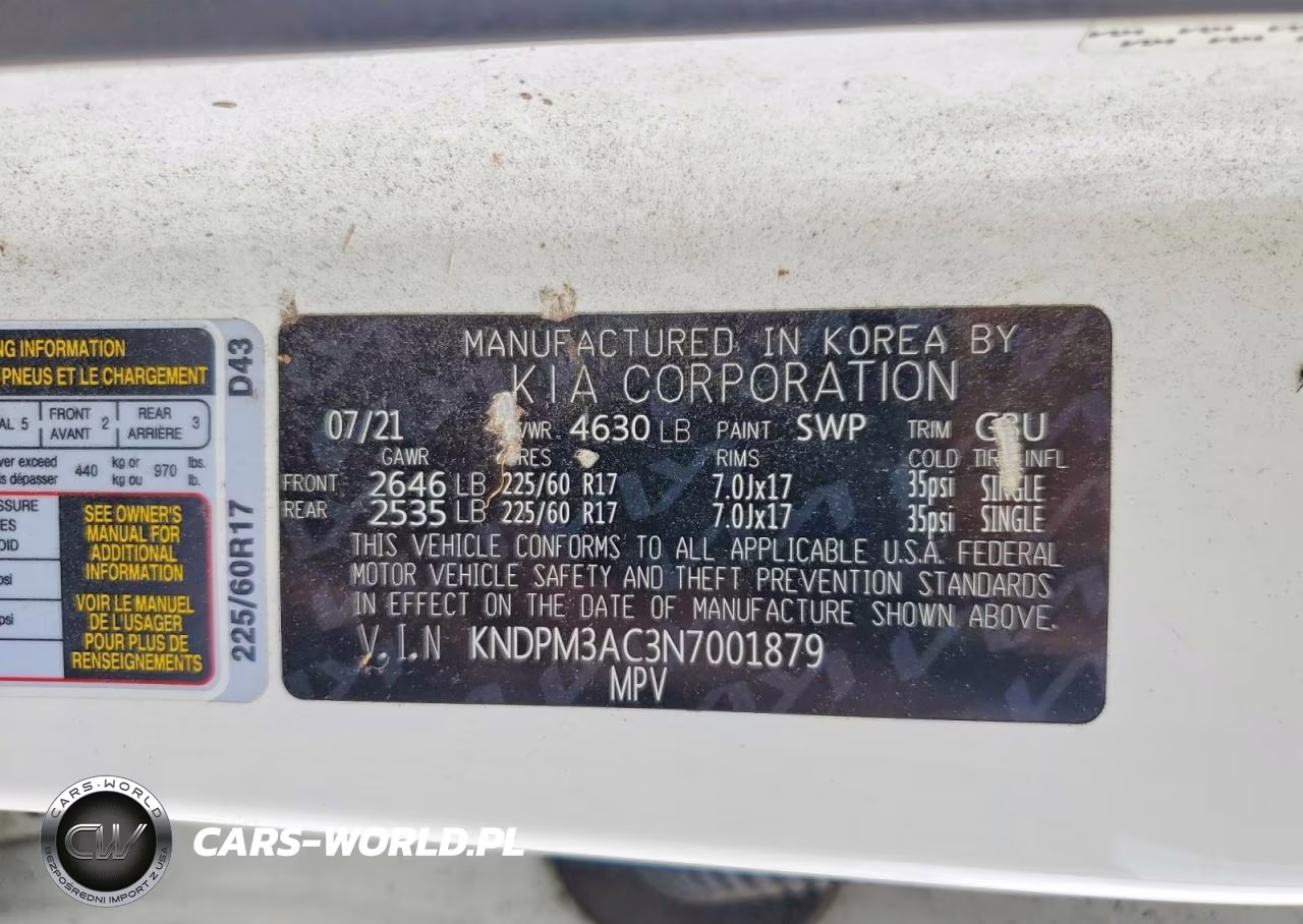 2022 Kia Sportage Lx VIN:KNDPM3AC3N7001879 - 12