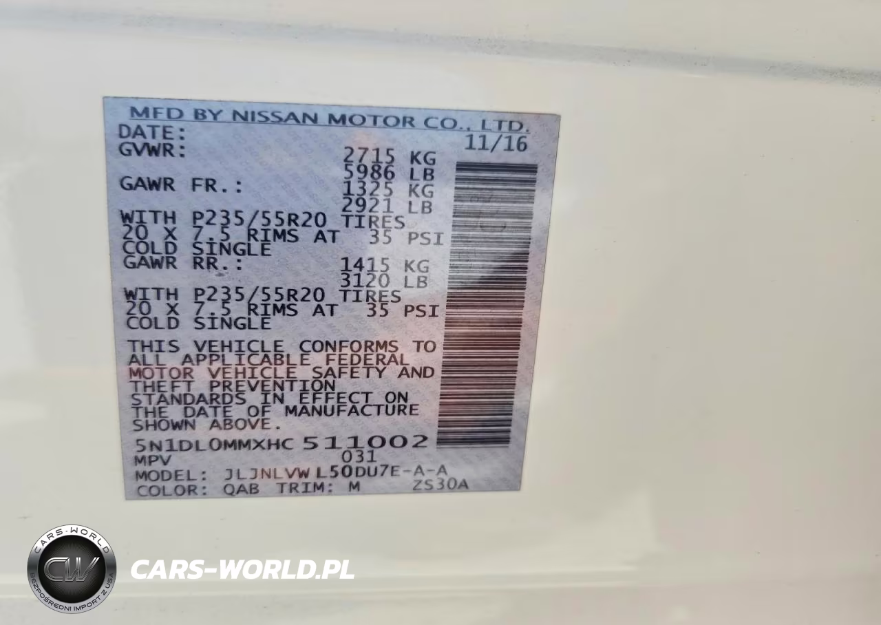 2017 Infiniti Qx60 Base VIN:5N1DL0MMXHC511002 - 13