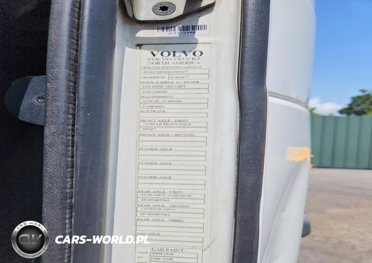 2019 Volvo Vn Vnl VIN:4V4NC9EH2KN905477 - 12