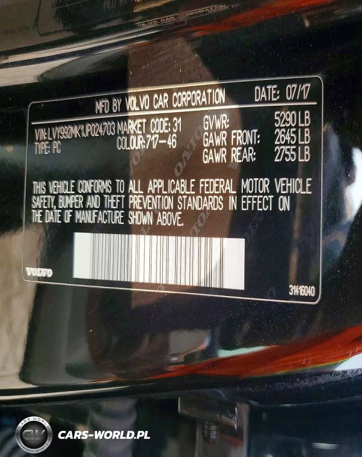 2018 Volvo S90 T6 Momentum VIN:LVY992MK1JP024703 - 12