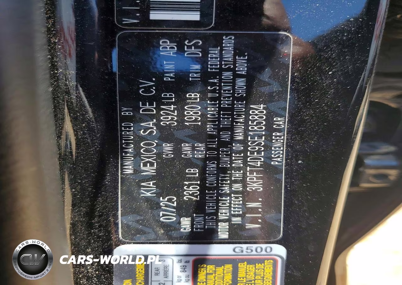 2025 Kia K4 Lxs VIN:3KPFT4DE9SE185884 - 12