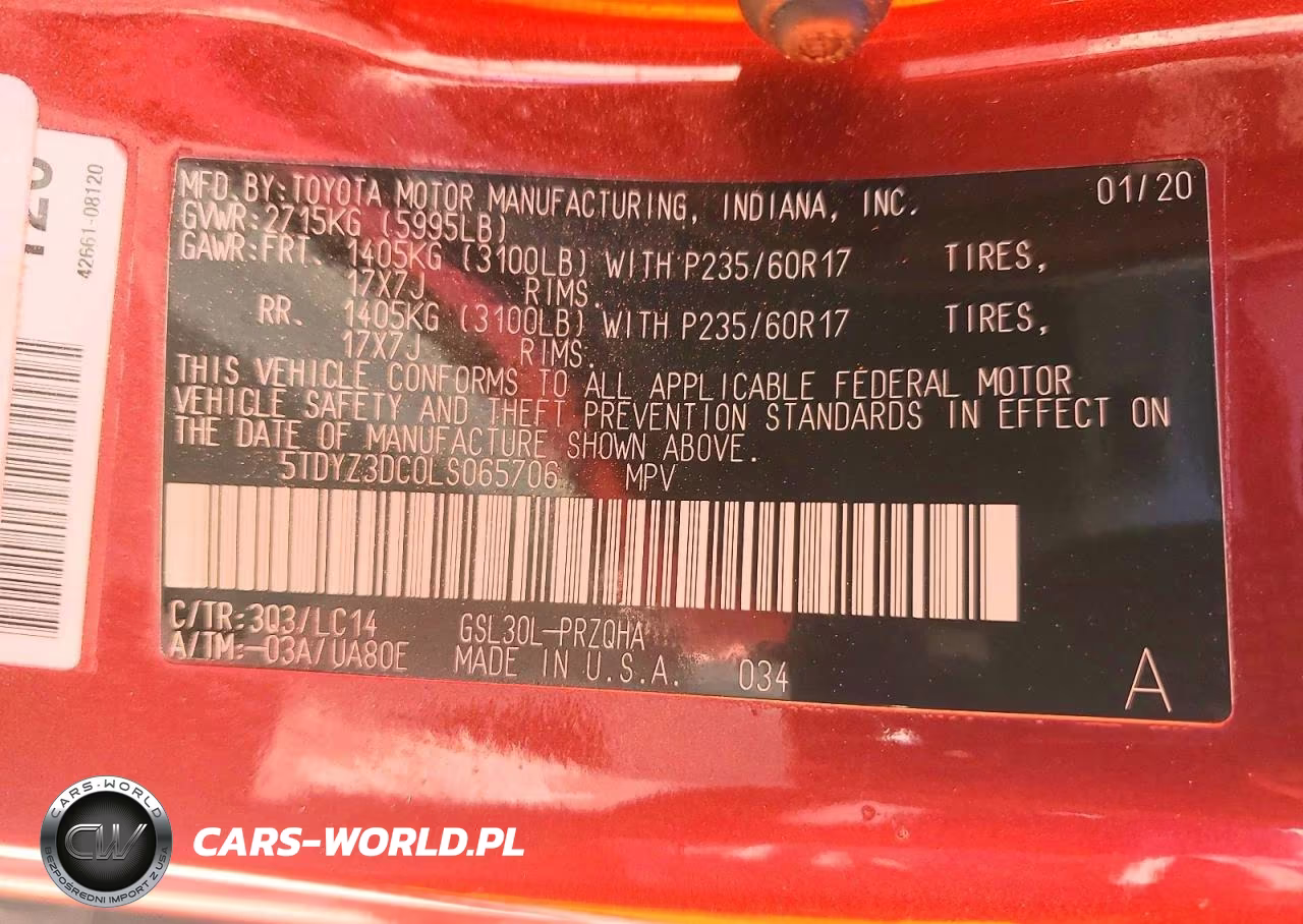2020 Toyota Sienna Xle 8-Passenger VIN:5TDYZ3DC0LS065706 - 13