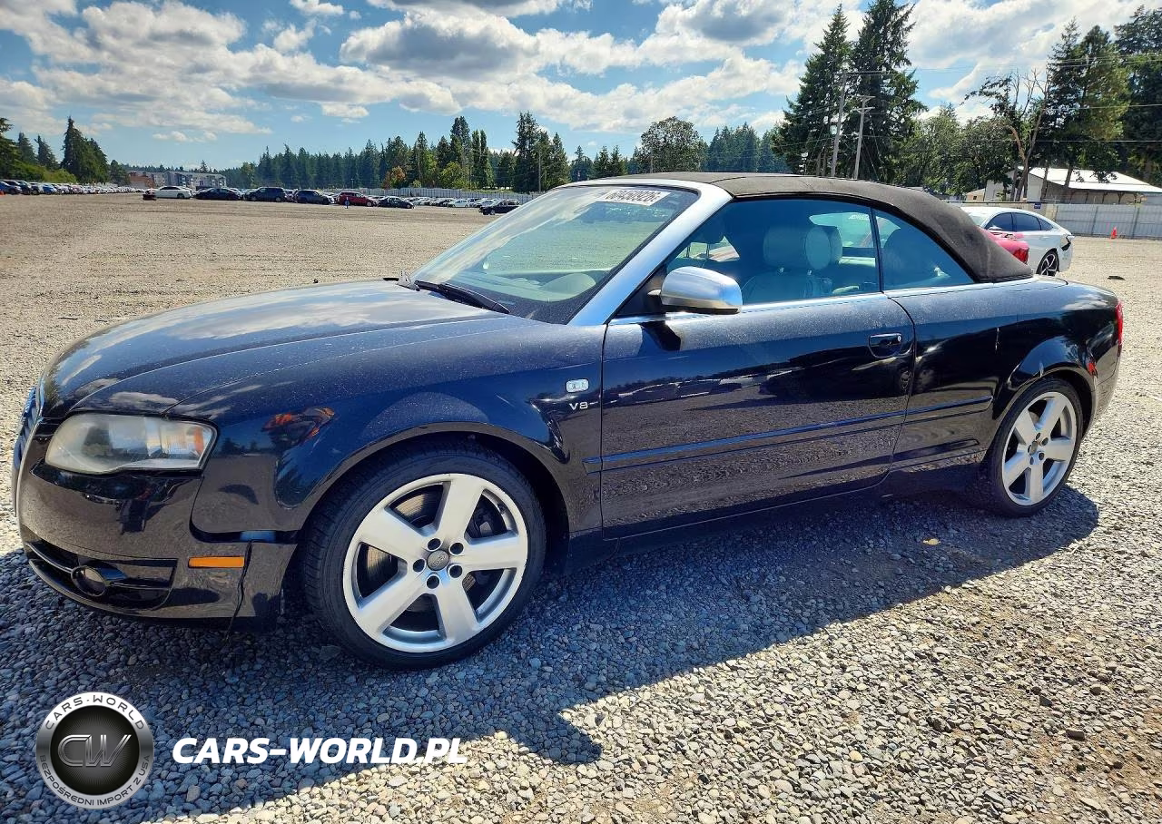 2008 Audi S4 Quattro Cabriolet