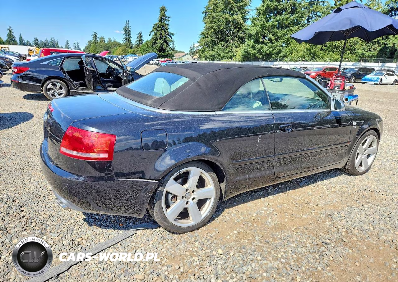 2008 Audi S4 Quattro Cabriolet VIN:WUARL48H58K900055 - 3